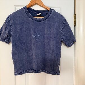 🩵UNC Carolina Women’s Chicka D “Carolina” Short N Sweet Rhinestone Tarheel Tee